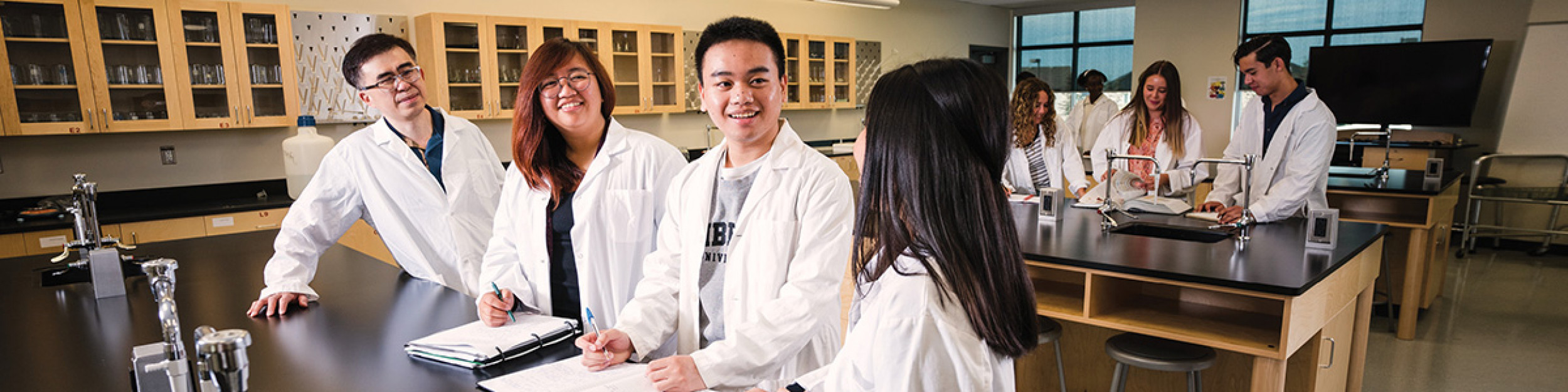 biology students at ambrose university